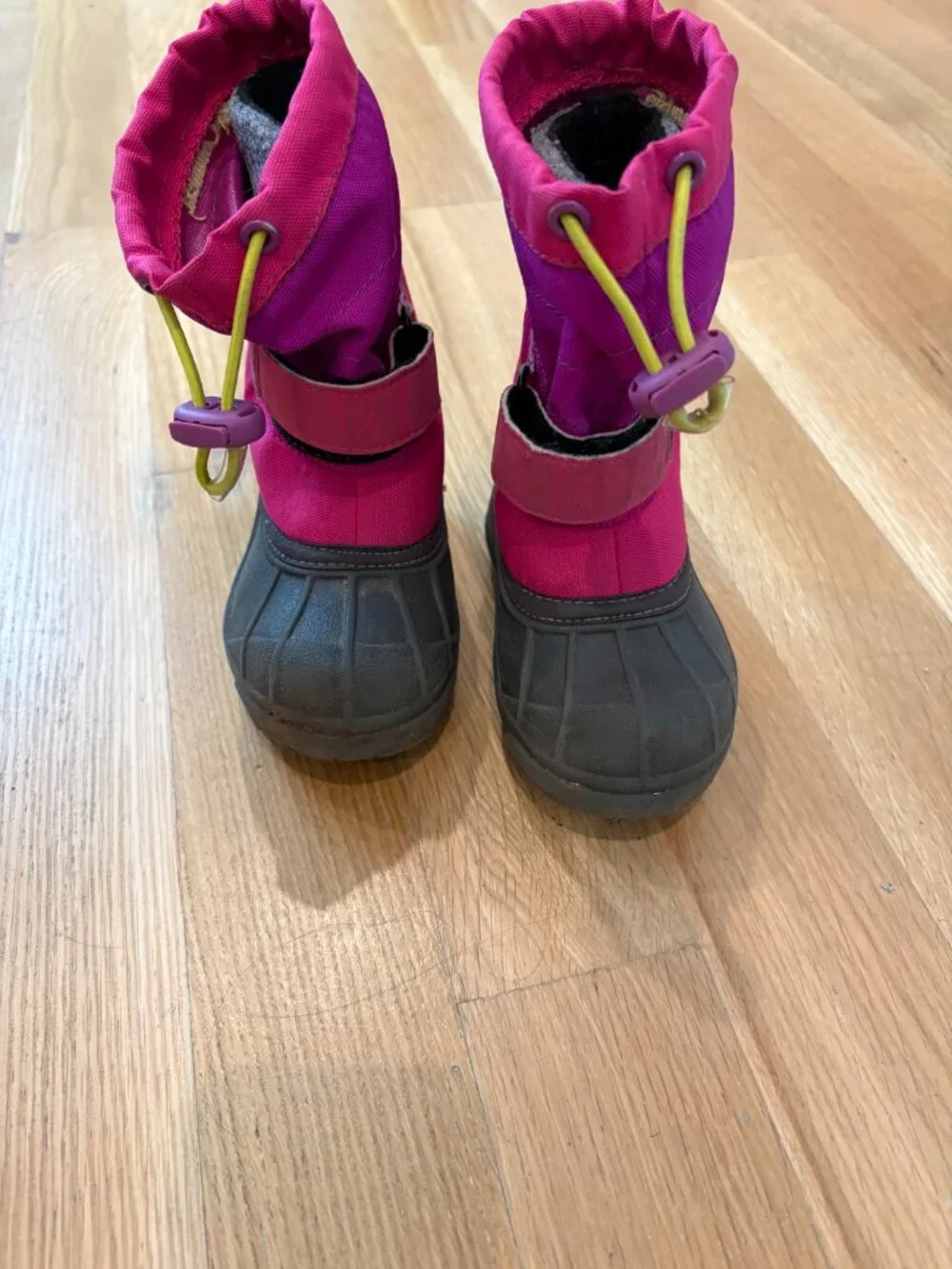 Columbia Girls Insulated, Water Proof, Drawstring Winter Boots Toddler 7